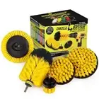 Drill Brush Power Scrubber by Useful Products - Grout Cleaner Brush Kit - Bat...