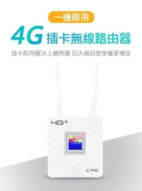在飛比找露天拍賣優惠-4G LTE分享器CPE【台灣MTK聯發科晶片】SIM無線網