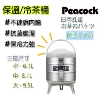 在飛比找蝦皮購物優惠-日本 孔雀茶桶 Peacock 不鏽鋼茶桶 保溫茶桶 保冷茶