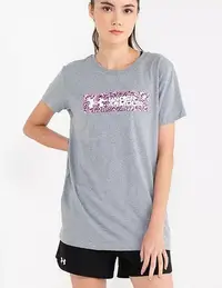 在飛比找Yahoo!奇摩拍賣優惠-#現貨UNDER ARMOUR女款圓領棉T恤 UA運動T恤 