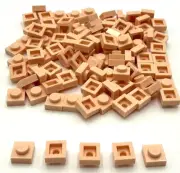 Lego 50 New Light Nougat Plates 1 x 1 Parts