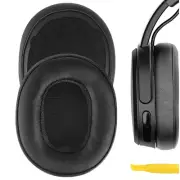 Geekria Protein Leather Ear Pads for Skullcandy Hesh 3 Headphones (Black)