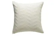 Bianca Kamala 65x65cm Polyester Square European Pillowcase Cushion Cover Cream