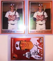 3 GUNNAR HENDERSON LIDS MITCHELL TOPPS CHROME PLATINUM ANNIVERSARY ROOKIE LOT RC