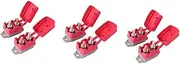 GRIRIW 6 Pcs 50a 12v/24v Overcurrent Circuit Breaker Stud Bolt Terminals Heat-resistant Plastic Case for Boat/vehicle