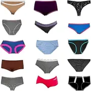 [Sexy Basics] Variety Panties for Women | Sexy Thong Hipster Boyshort Briefs G-String Tangas Assorted Multi Colored Packs of Underwear