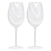 2pc Tempa Skylar Frost Red/White Wine Drinking Glass Drinkware/Barware Set