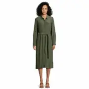 Time and Tru WomenS Shirt Dress with Long Sleeves Sea Turtle Size XS