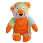 Pro Pet 30cm Squeaky Soft Plush Lion Dog Toy Interactive Squeaker Play Yellow
