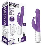 Rouge Rabbit Essentials Rechargeable Slim Shaft Rabbit, Hot Purple