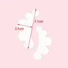 50Pairs Cloud Shape Paper Eye Patches Under Eye Pads Lash Extension Accessor _in