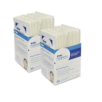 Bruder Hygienic Eyelid Sheets Micro Fine Individually Wrapped Untreated Sheets 3