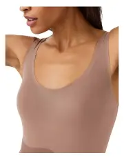 [Spanx] Shape™ Invisible Tank Brief Bodysuit in Beige