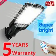 8000W LED Solar Flood Light Motion Sensor Security Outdoor Wall Yard Street Lamp