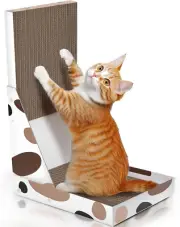 Cardboard Vertical Cat Scratcher Scratching Board Large L Shaped Scratchers Cats