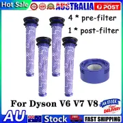 For Dyson V6 V7 V8 Pre & Post Filter Animal Absolute Vacuum Cleaner Parts