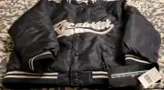 * NWT * KIDS *Rocawear Jacket* Black Satin Snap Button * SIZE **XL 7 ***