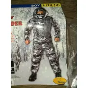 Snow Commander Youth 3 Piece (no Mask) Costume L 10/12 Halloween Cosplay