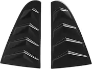 Quarter Side Window Louver Scoop Cover Vent Compatible for Volkswagen Passat CC ARTEON 2009-2018 Carbon Spoiler Decorative Accessories(Matt Black)