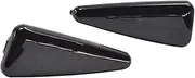 Side Mirror Indicator For Dacia For Logan For Sandero I For For Stepway 08-11 2piece Dynamic LED Side Marker Light Turn Signal Blinker Lamp Dynamic Sequential Blinker(Smoked Black)