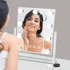 Hollywood Vanity Make up Mirror w/ 9 LED Bulbs Touch 3 Lights For Dressing Table