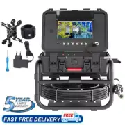 Sewer Camera 9" Screen Pipe Drain Inspection Camera with Waterproof LED Lights