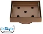 Brand New- Smart Insert Tile Floor Waste (100mm)- BRUSHED BRONZE