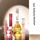 Self-pumping Leather Spray Bottle Refillable 5ml Perfume Atomizer Women