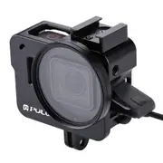Aluminum Protective Cage with Uv Lens for Gopro Hero 2018 / 7 / 6 / 5 - 52mm