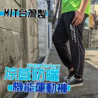 在飛比找蝦皮購物優惠-小工廠【1601】台灣製 透氣機能束口褲 涼爽速乾 超薄款 