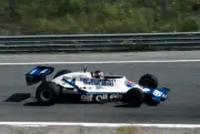 Patrick Depailler Tyrrell 008 retired from the race on lap 52- 1978 Old Photo