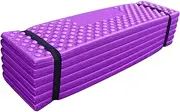 Teal Foam Camping Pad, Ultralight Sleeping Mat for Camping - Orange/Purple Foam Seat for Picnic, Hiking, Trekking, Backpacking, Mountaineering, 74.8 x 22.44 x 0.78
