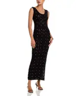 Generation Love Vincent Rhinestone Pointelle Knit Dress