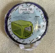 Pooch Pen Solid Pop-up Pet Kennel Size Small Purple NIP