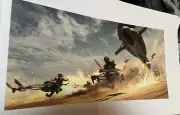 STAR WARS CELEBRATION ANAHEIM 2022 Mandalorian Slave One ART PRINT