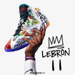 正版代購 LEBRON 11 PREMIUM 詹姆斯11代 炫彩鴛鴦 平衡 中筒 男子實戰運動籃球鞋650884-400