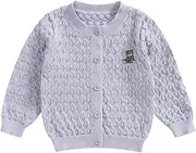 [LSFYSZD] Baby Cardigan Hooded Sweater Newborn Infant Girl Boy Warm Coat Knit Outwear Light Weight Jacket