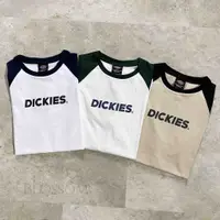 在飛比找蝦皮商城精選優惠-Dickies 短t 韓版 拼接 雙色 經典Logo