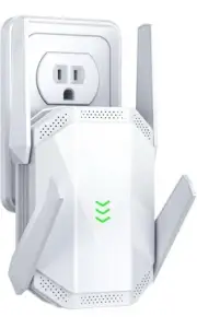 2025 WiFi Extender AC2100 Dual Band Booster-Fast Signal + Gigabit Port