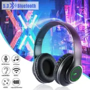 Active Noise Canceling Bluetooth 5.3 Headphones Over-Ear Wireless Headsets