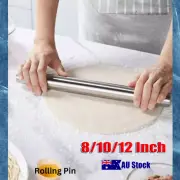Stainless Steel Rolling Pin Non-stick Dough Roller Baking Pastry Making Tool A#