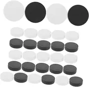 JOINPAYA Chess Pieces Accessories 30pcs Checkers Pieces Plastic Perfect for Travel Home