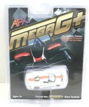 Tomy AFX Racemasters Mega G+ Slot Car Ford GT 22021 White G-Plus Sealed Card NOC