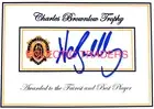 Nathan Buckley SIGNED Brownlow Medal Card. Collingwood Magpies AFL Football Port