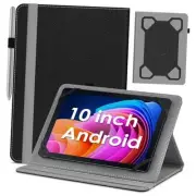 Universal 10 Inch Tablet Case,10.1 Inch Android Tablet Cover, Protective Black