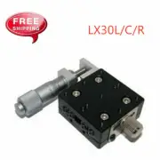 X-Axis Trimming Platform Manual Cross Rail Linear Stage Slider Bearing 30*30mm