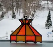 VTG Metal Stained Glass Style Chandler window sun-catcher__
