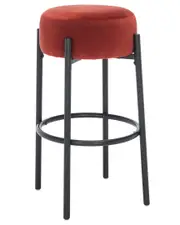 Safavieh Couture Paisleigh Metal Leg Barstool