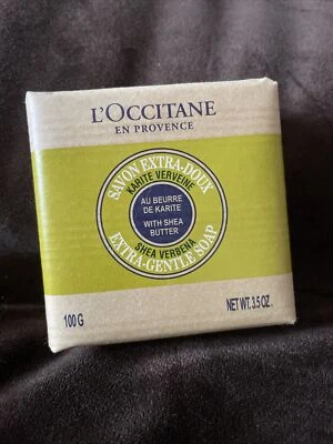 L'Occitane Shea Butter Extra Gentle Soap Verbena 3.5oz/100g With Paper Gift Bag