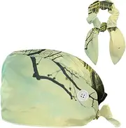 [YTYVAGT] Scrub Caps Women,Scrub Hats Suitable for Women,Eiffel Tower in Paris